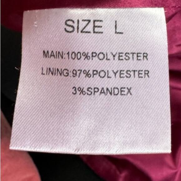 Alamour The Label Gown Dress Wedding Guest Magenta Sequin Glam Formal Prom Sz L - Picture 13 of 16